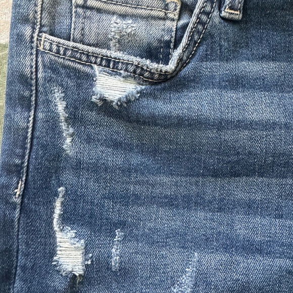 NWT Flying Monkey Jeans Dark Blue Denim Jeans Size 28 - Picture 4 of 9